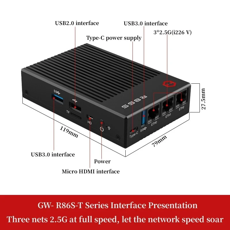 GW R86S T1 T2 T3 T4  ̴ PC ȣƮ Ƽ Ʈ 2.5G N5105 N6005 Ʈ   Openwrt ikuai 