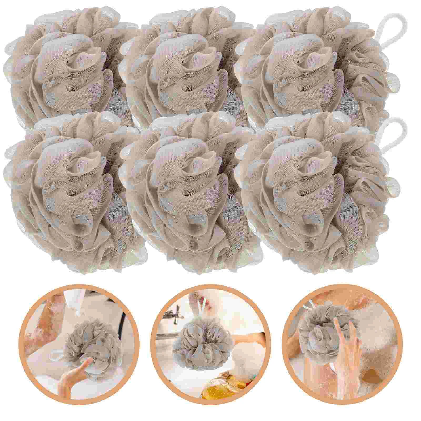 

Губка для ванной, 6 шт., для ежедневного использования