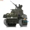 1/16 HENG LONG 7.0 Upgraded M4A3 Sherman RC Tank 3898 Metal Tracks Barrel Recoil Gearbox Idler Smoke Unit Engine Sound TH17673 5