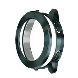 Enhanced Watch Case Cover with Electroplated Wire Drawing and Bezel Design for Xiaomi Watch S3 (Green - B)