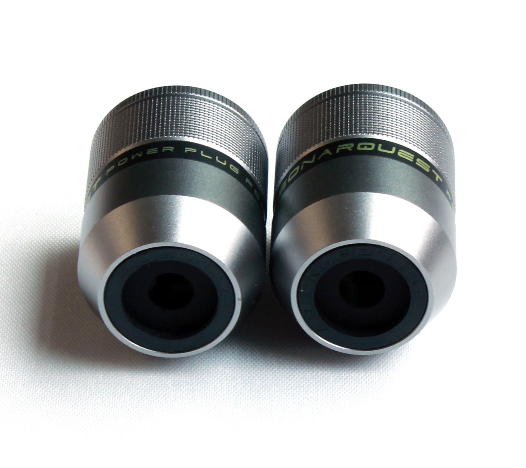SONARQUEST Power Connector PA-40E(Ag)+PA-40F(Ag) EU silver Plated Gray Special Aluminum alloy Schuko Male&Female IEC Connector