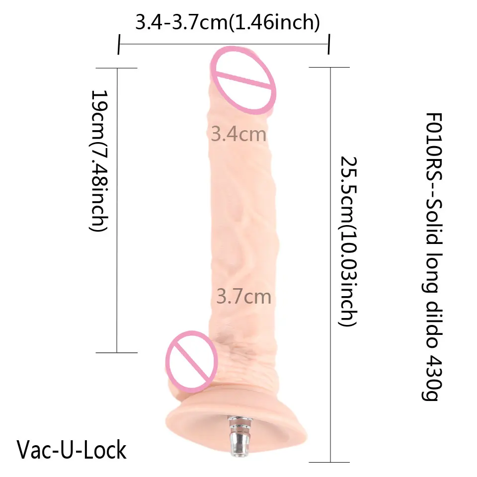 Flesh Quick Lock Sex Machine Dildo Attachments 13 Types sex toy