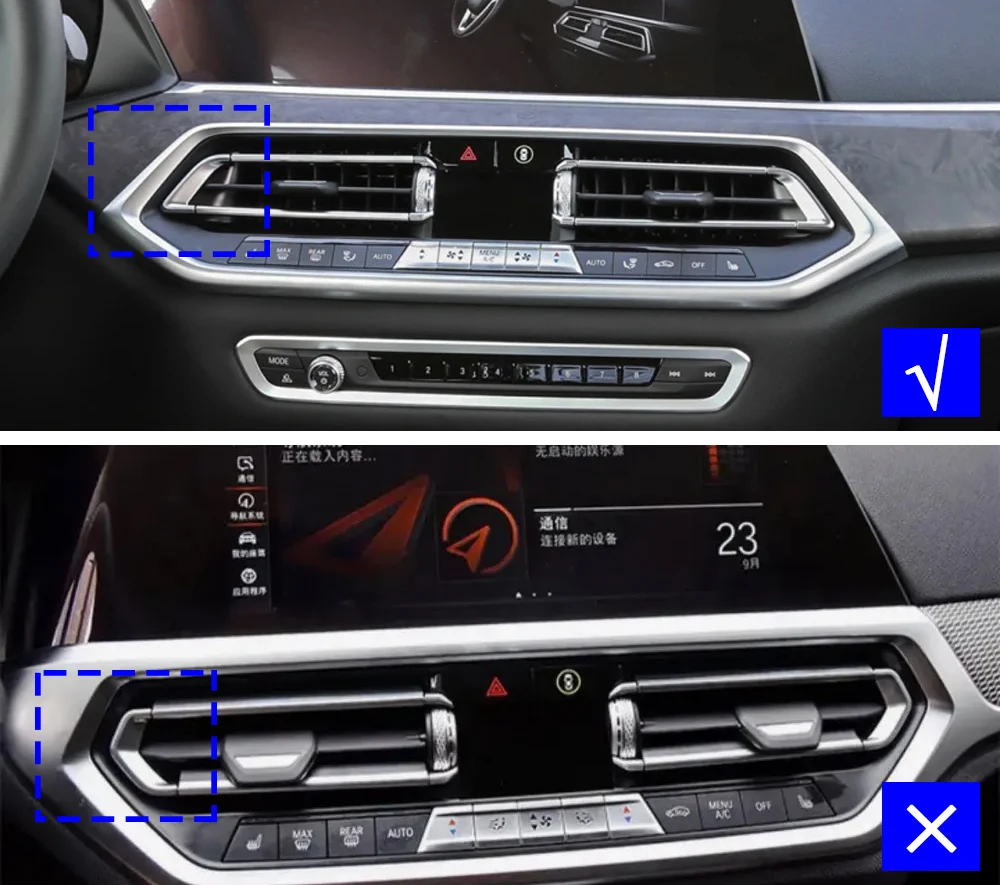 Grille D'aération Avant De Rechange Pour Climatisation Centrale Avant Du Véhicule, Pour X5 G05 X6 G06 X7 G07 (gauche