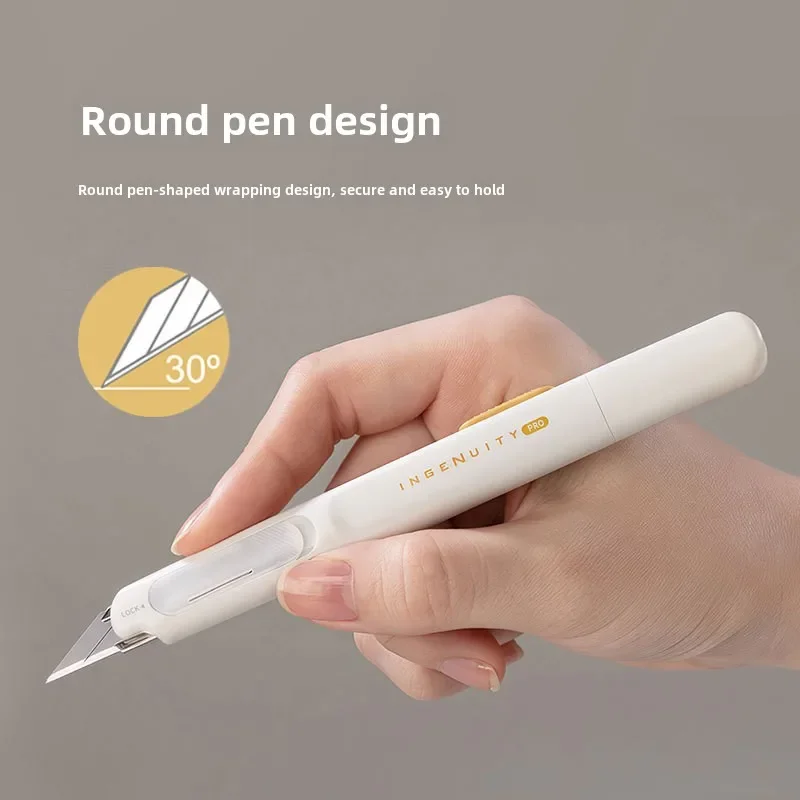 Pocket Utility Knife 9mm 30 &deg; Blade Craft Knife For Vinyl Car Film Decals Widnow Film Cutting DIY Tool No Shaking Cutter