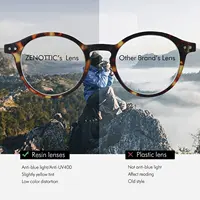 ZENOTTIC  Anti Blue Light Blocking Reading Glasses Women Men Anti-Glare Presbyopic Computer Eyeglasses Diopter from +0 to +4.0 3