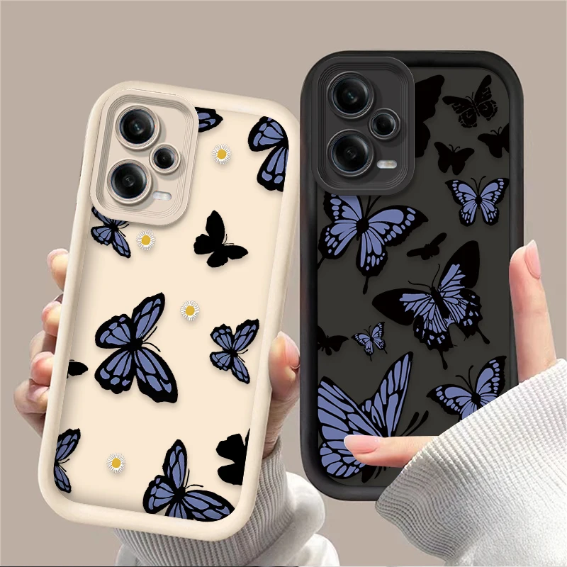 Blue and Purple Butterfly Smartphone Case Cover