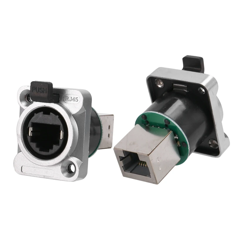 

2 шт., сетевой гнездовой разъем RJ45 8P8C