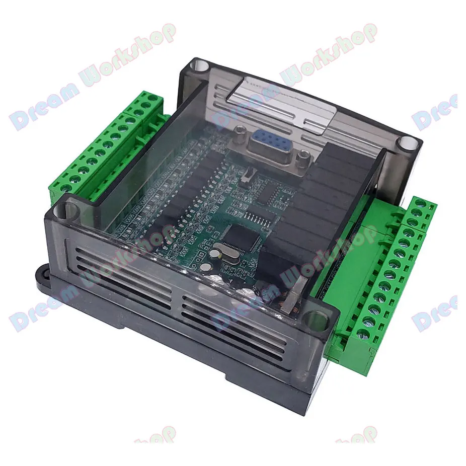 PLC programmable controller 1N-20MR DC Relay module with Base Industrial Control Board Programmable Logic Controller PLC progra ethernet module for mitsubishi fx plc fx3u enet adp usb sc09 fx modbus tcp fx1n 1s 2n 3s 3g 3gc 3u programmable logic controller