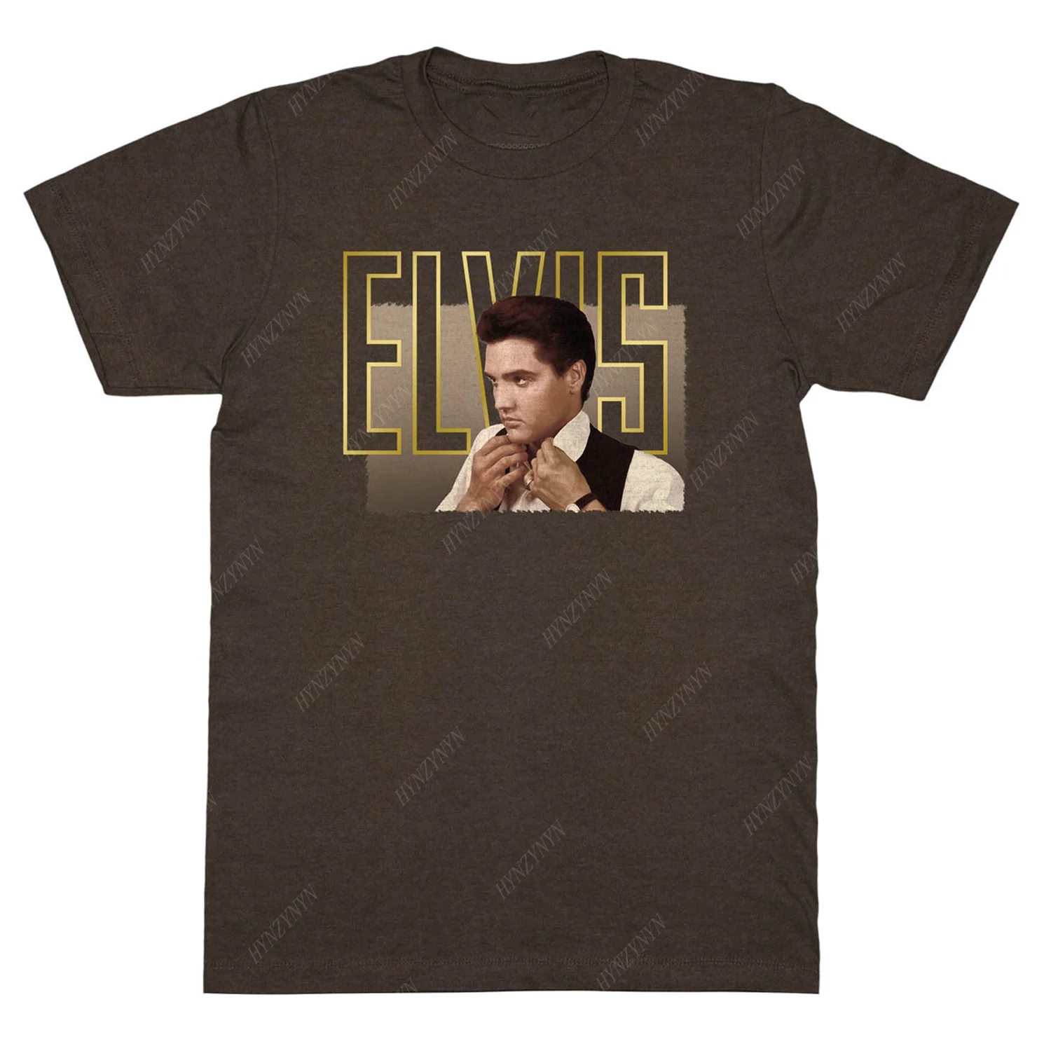 Retro Tops U.S. Rock Style Classic Short-sleeve T-shirt Elvis Streetwear Oversized Tee v neck t shirt cotton t shirt t shirt