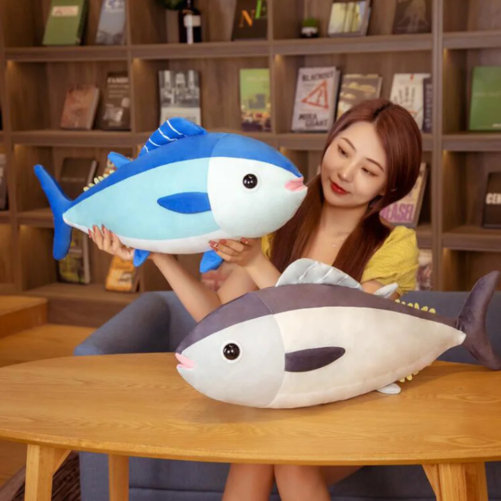 

Cartoon Simulation Marine Life Tuna Stuffed Children Plush Toy