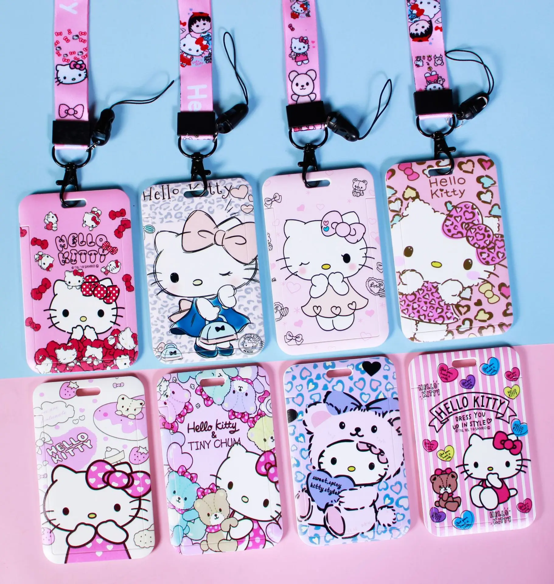 thumbnail image 2 of Funda protectora para tarjeta de acceso con diseño de Hello Kitty, para estudiantes, niños y gatos, para autobús y metro, 2 of 4