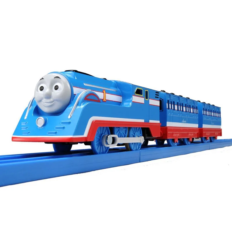 Tomica Takara Tomy Thomas & Friends 소년 전기 기차 장난감, 다이캐스트 토비 퍼시 고든 켄지 차량 모델, 엔진 생일 선물