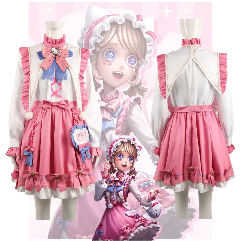 

Game Identity V Lisa Beck Emma Woods Anime Cosplay Costume Gardener Clothes Free Gift Bustle Cosplay Lolita Style Woman