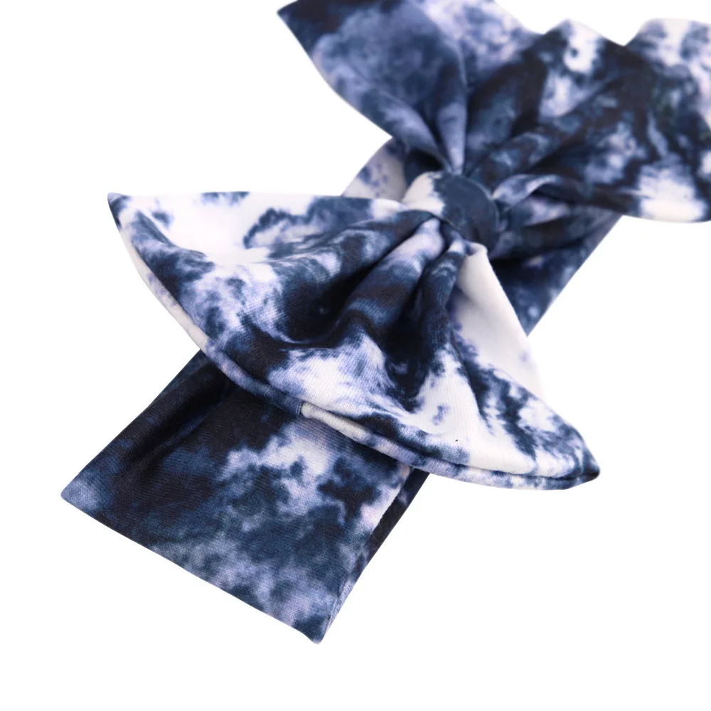 Lovely Stylish Gradient Color Newborn Photograph Printed Blanket and Headband Baby Shower Swaddle Baby Receiving Blanket