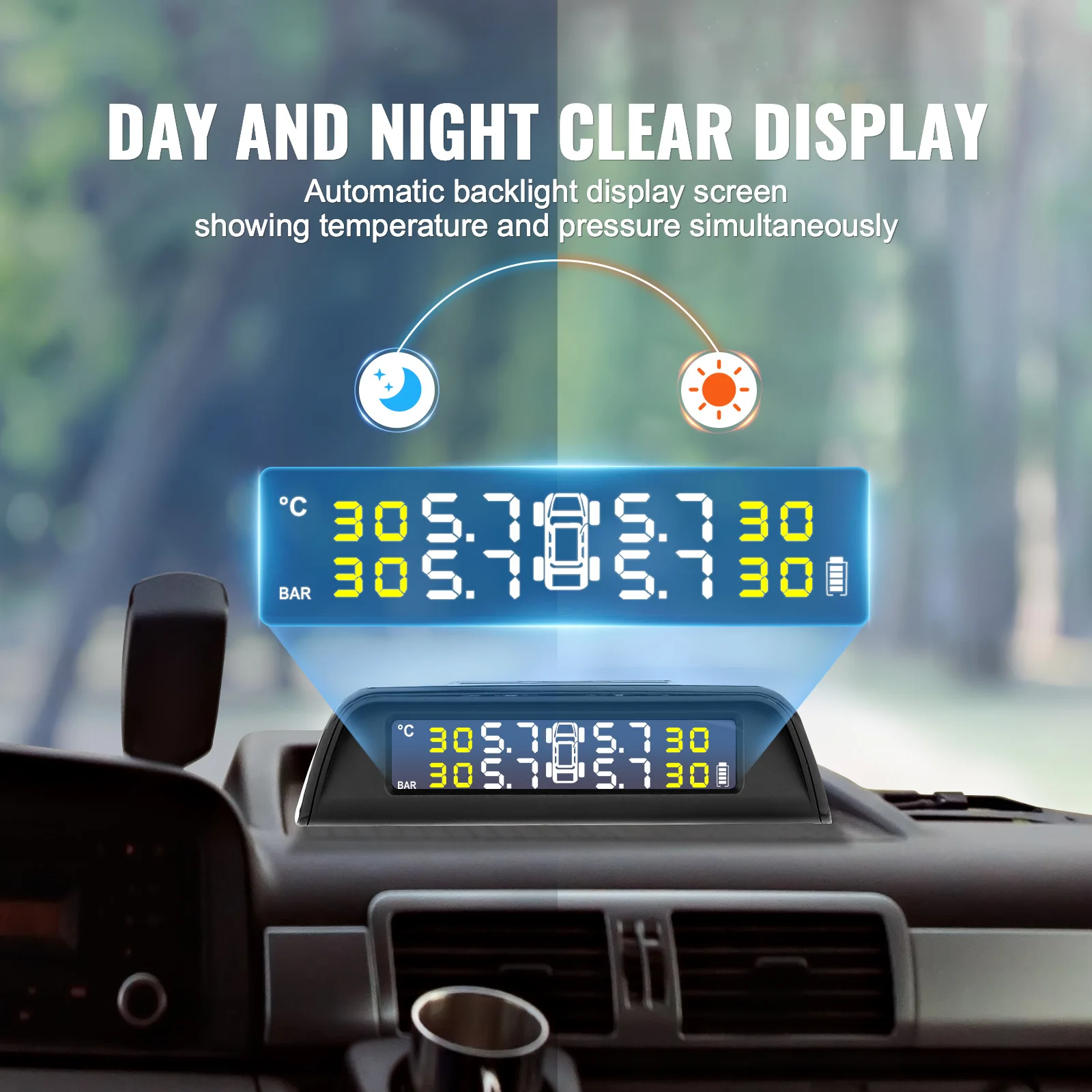 Wireless RV Tire Pressure Monitoring System