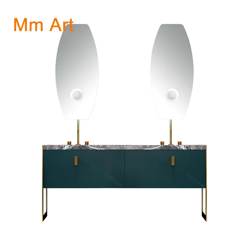 wood painted hotel bathroom vanity luxurious