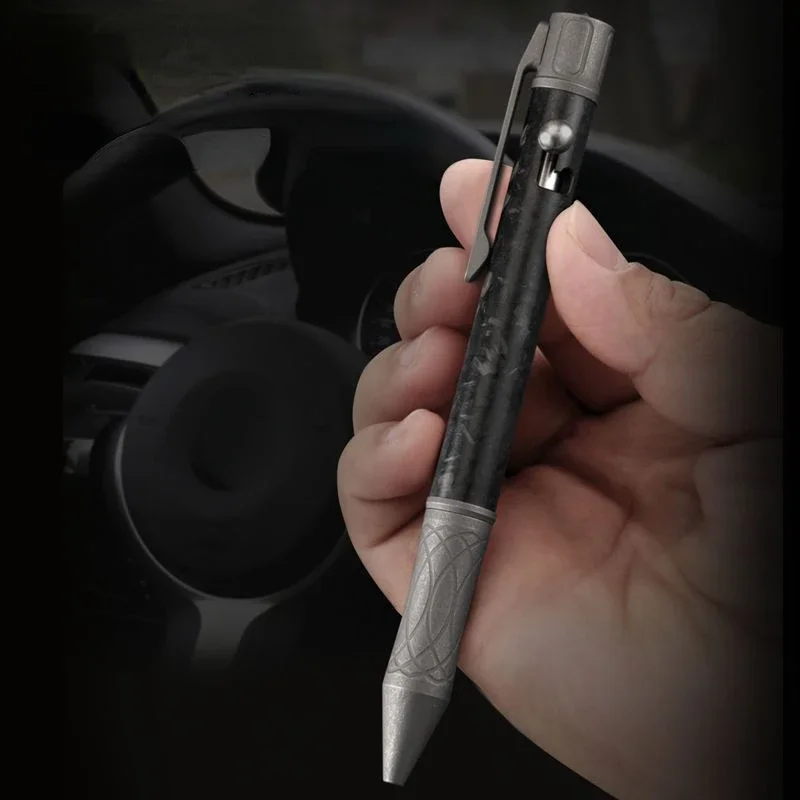 

EDC Tactical Pen Titanium Alloy Carbon Fiber Signature Defense Business Portable Outdoor Camping Tool