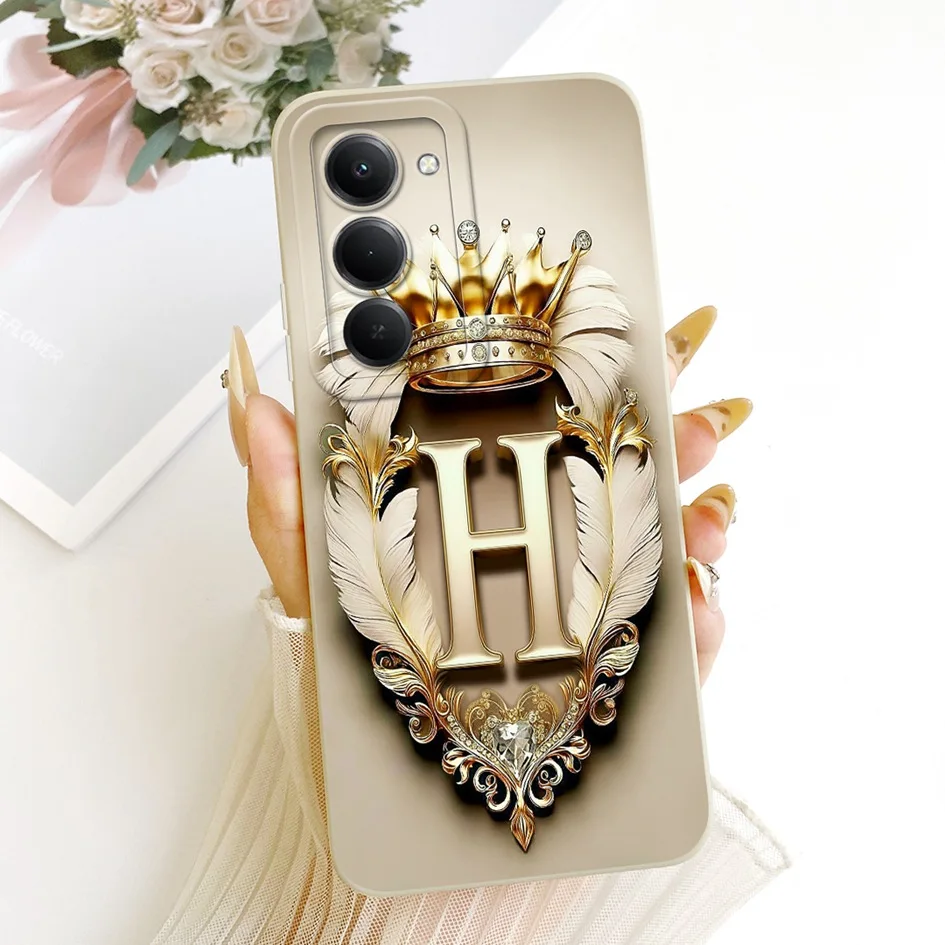 Cute Letters Crown Soft Silicone Protective Phone Case - Stylish Bumper Back Cover