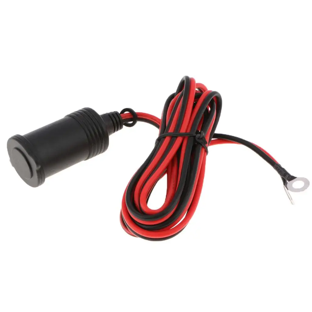 2X 12V Lighter Plug Cable Car Power Supply Inverter Adapter Converter