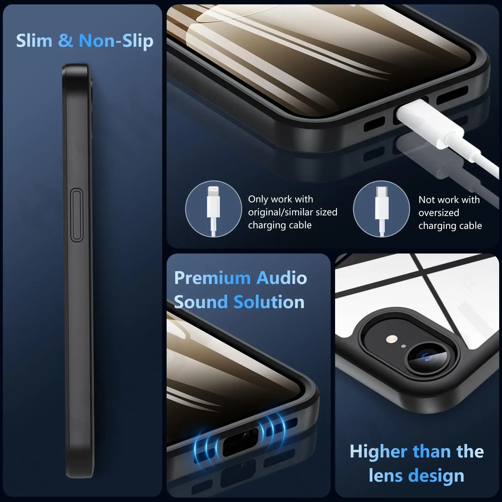 Full Shockproof 360-Degree Protection Phone Case with Screen Guard