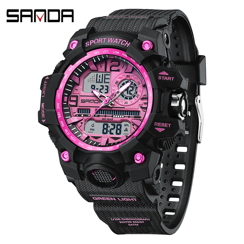 SANDA G Style Waterproof Digital Sport Watch