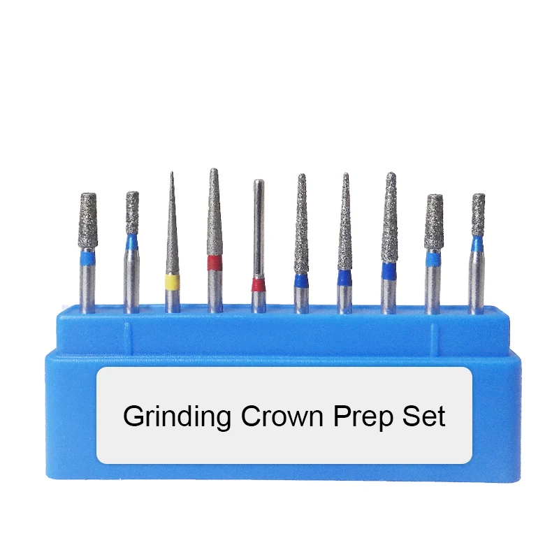 JINGT 1 Box Dental Diamond Burs Drill for High Speed Handpiece Dentist Burs FG Series Dia.1.6mm Dental Material