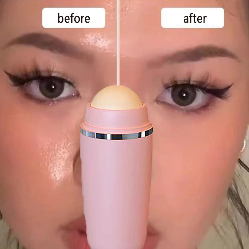 Face Oil Absorbing Roller Volcanic Stone Matte Makeup Face Tzone Oil