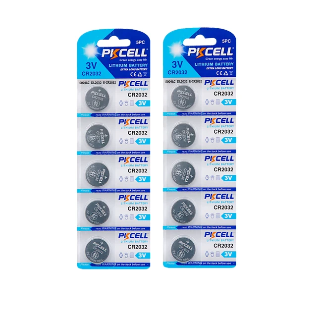 PKCELL – piles boutons au Lithium 3V, 20 pièces/4 cartes, pour jouets  montres, CR2032, DL2032, CR2032, CR 2032