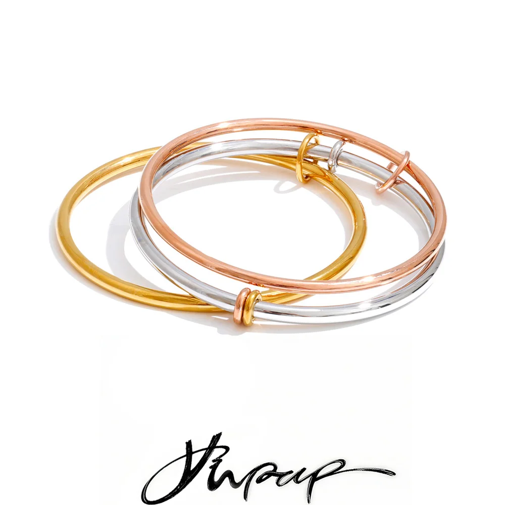 Yhpup 62mm Stainless Steel Bracelet Women