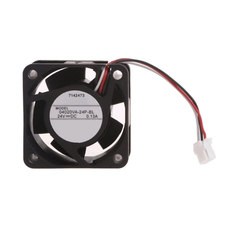 

New Fanuc System Special Fan 04020VA-24P-BL with a set of Brackets, 24V 0.13A ,40x40x19mm