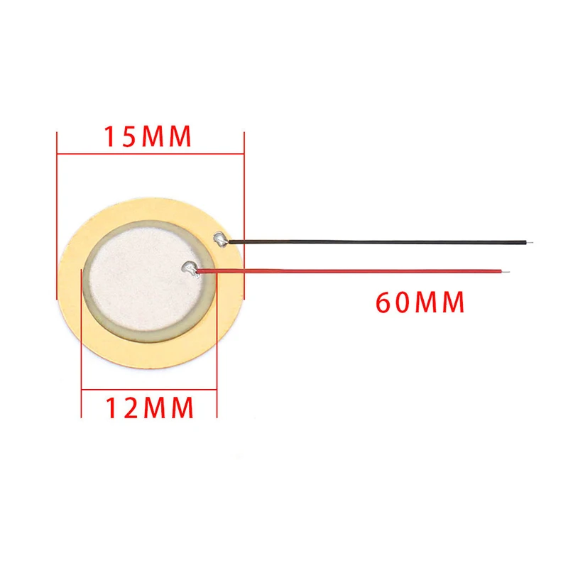 10 Pcs Assorted Piezoelectric Ceramic Sounder Sensor Set