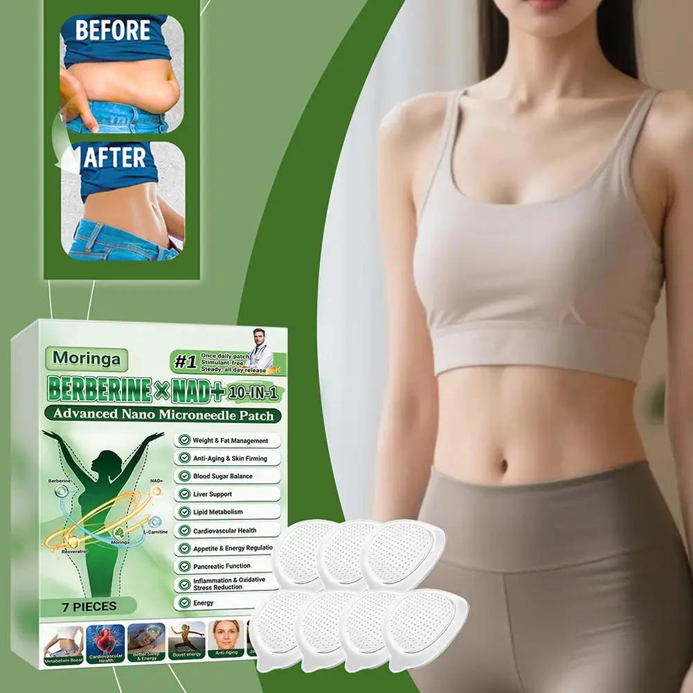 50% OFF Moringa Berberine x NAD+ 10-in-1 Advanced Nano Microneedle