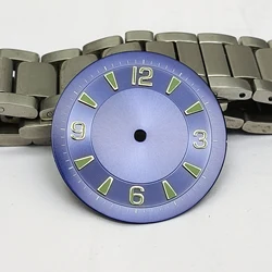 Green Luminous Dial Watch Part, 33.5MM (Blue eta2836)