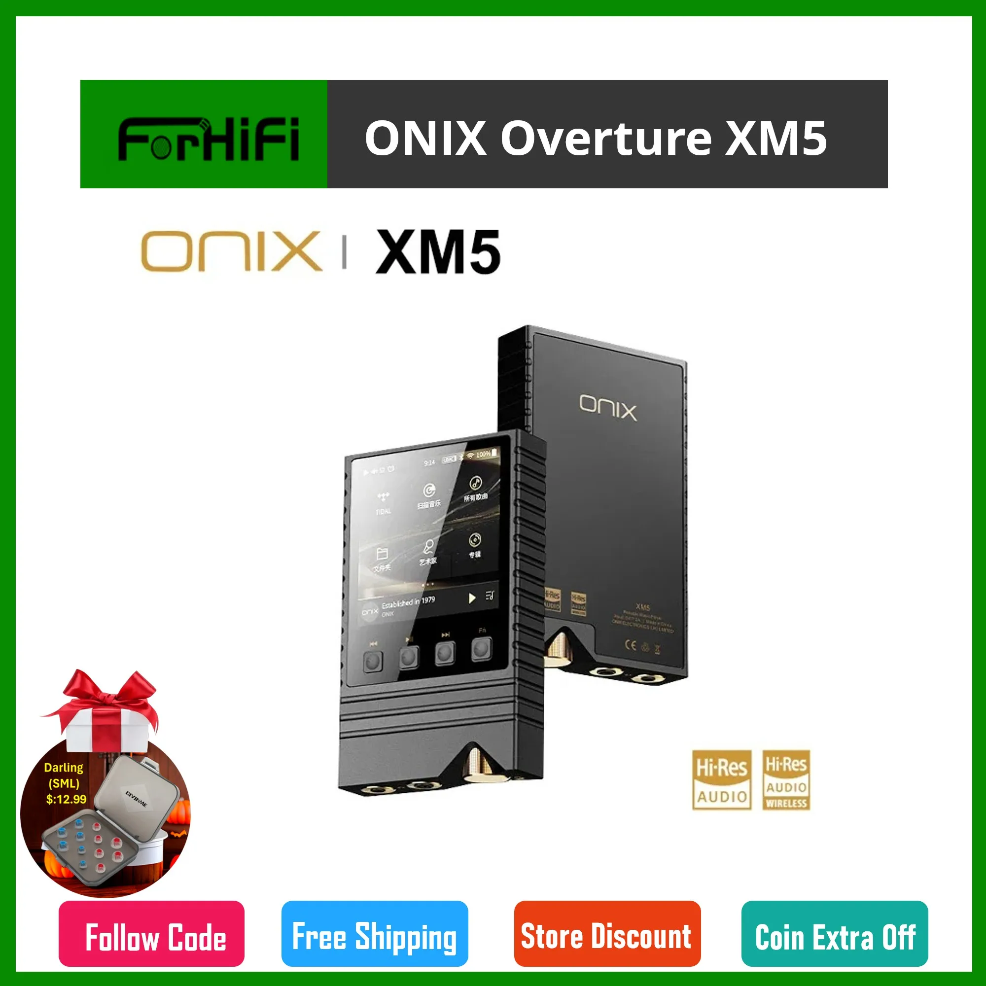 ONIX XM5 ポータブルデジタルオーディオプレーヤー S9ed774146ab74375a6a40d5c2de5f