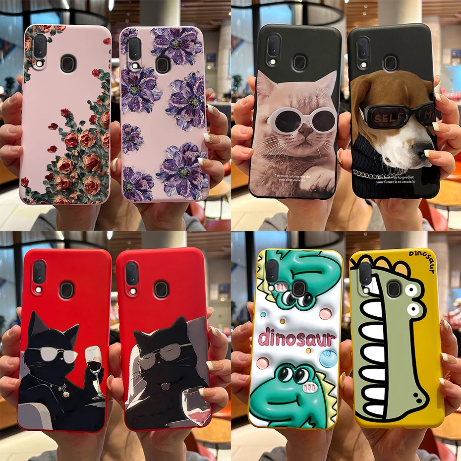 Per Samsung Galaxy A20E Mobilie Phone Coque Soft Cover Per Telefono In Silicone Per Samsung Galaxy A20E Funny Parded Custodie Protettive