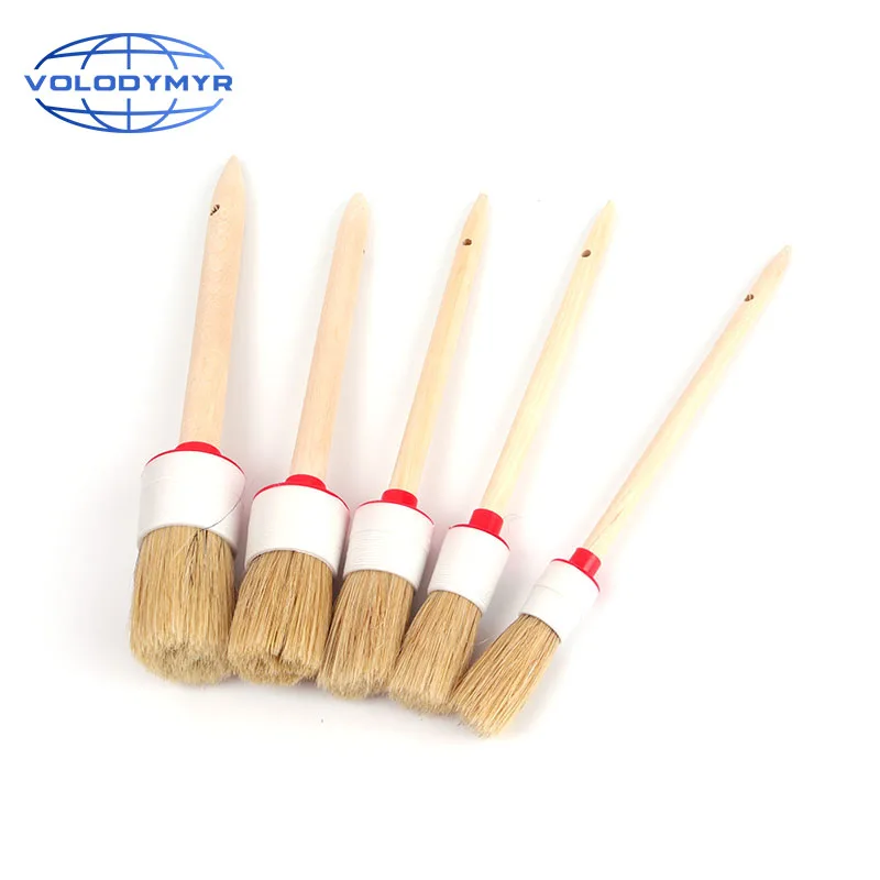 

Volodymyr Detailing Brush Car Wash Brush 5pcs for Car Interior Washing Cleaning Detail Wheel Rim Gap Dashboard Air Vent Trim