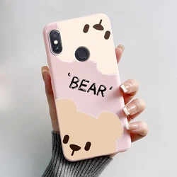 Cute Cartoon Animal Silicone Shockproof Soft Bumper Case for Redmi Note 5 Pro (Pink-M01)