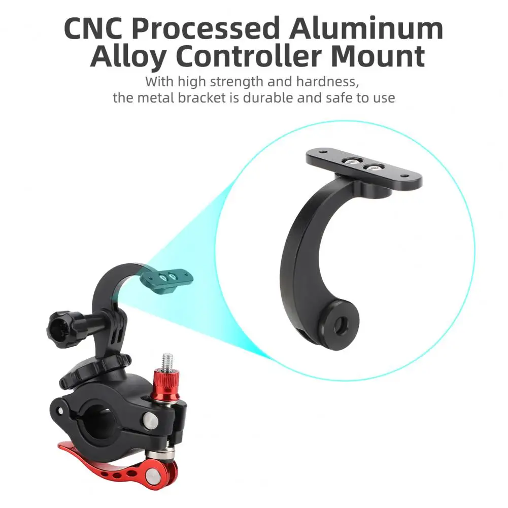 Cycling Bracket with Remote Control Durable Sports Camera Clip Stable Easy-to-install Bicycle Clip Brackets for Dji Rc 2 Sport