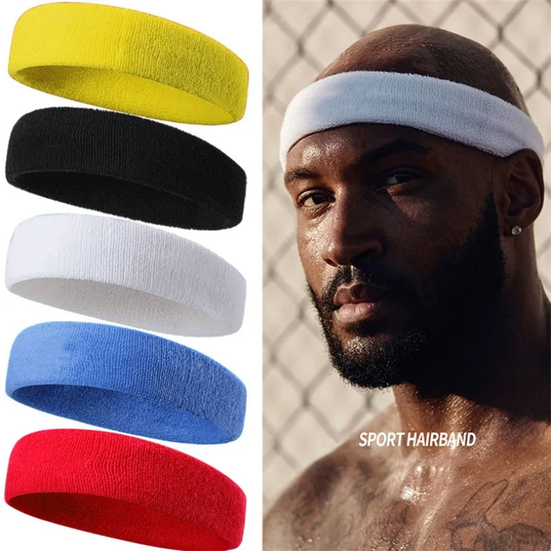 Yoga Sports Sweatband Breathable Absorbent Headband Sweat Hair Head Band Soft Smooth Outdoor Sport Run Accessories sports headbands