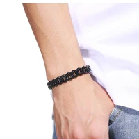 Fashion Stainless Steel Men Curb Cuban Chain Bracelet Women Bracelet On Hand For Couple Unisex Wrist Hand Jewelry Gift Party 5