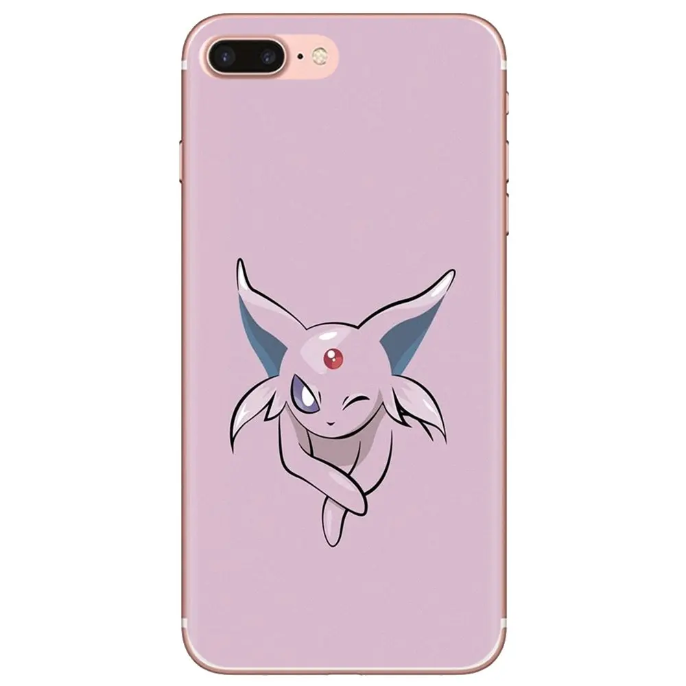 TPU Case Cover For Meizu M6 M5 M6S M5S M2 M3 M3S NOTE MX6 M6t 6 5 Pro Plus U20 cute cartoon anime espeon meizu phone case with stones craft Cases For Meizu