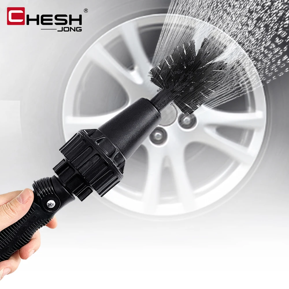 Water Driven Rotary Cleaning Brush Auto Cleaning Kit Premium Water-Powered  Cleaning Tool Hand-Held Water Spray Brush Wash Tires - AliExpress