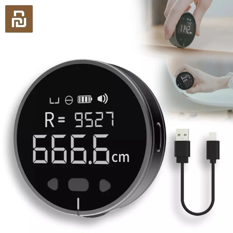 Duka 40m LS-P Digital Laser Rangefinder Portable USB Charger High Precision Measurement Handheld Rangefinder DUka Ruler laser rangefinder