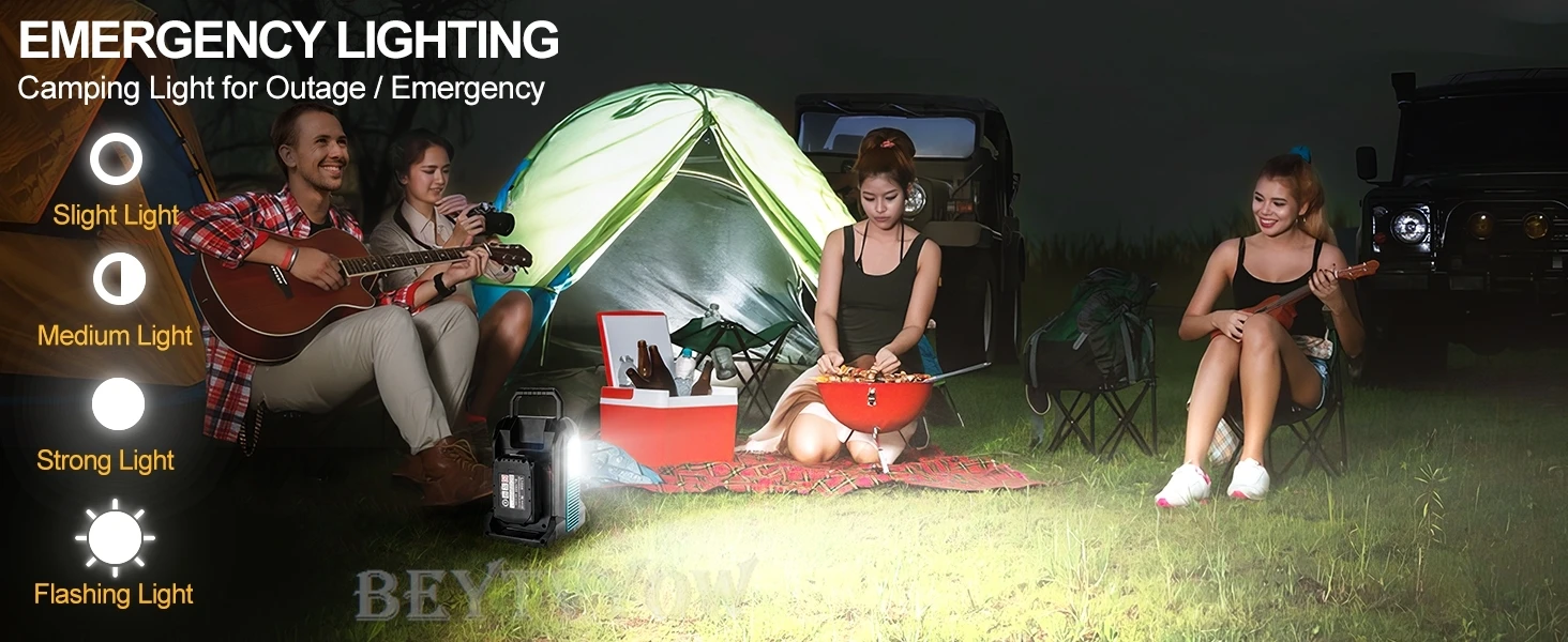 Power Inverter Compatible with Makita 18V Battery 2-Ports 350W DC 18V to AC 110V