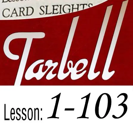 

Tarbell от Дэна Харлана урок: 1-103 Магическая инструкция, волшебный трюк