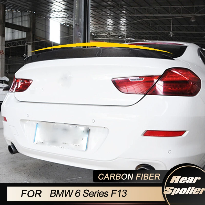 

Car Rear Trunk Spoiler Wing for BMW 6 Series F13 M6 Base M Sport 2012-2019 Rear Trunk Spoiler Boot Lid Wing Lip Carbon Fiber