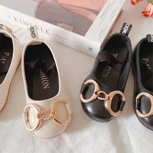 

2022 New Children's PU Leather Shoes Spring New Summer Sandal Fashion Super Soft Comfortable Girls Shoes 3 -6-12 Years Old