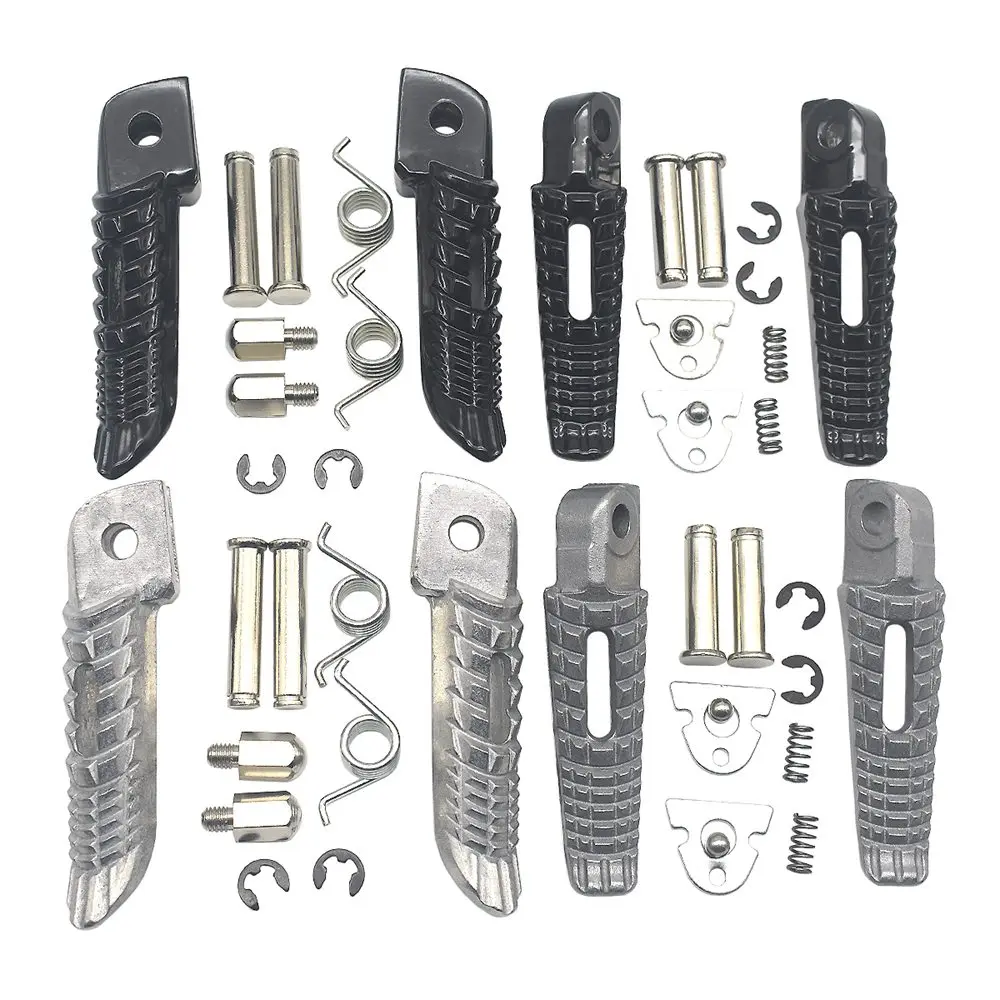 Motorcycle Front / Rear Footrests Foot pegs For Suzuki GSR400 GSR600 GSXR600 GSXR750 GSXR1000 GSX1300R GSXR1300 B-king SV1000
