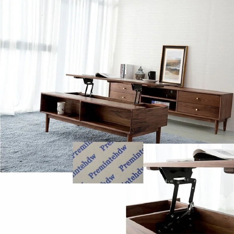 Image showcasing Coffee Table Lift Top Mechanism Artiss Lift Up Top Mechanical Coffee