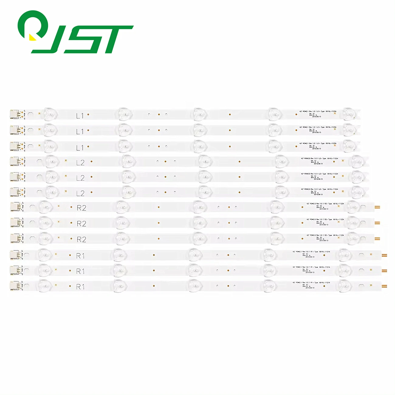 12pcs LED 6916L-1120A 1121A 1122A 1123A LED42M3500PDE 42E380S L42F1500-3D LC420DUN SF U3 SFU3 42 ROW2.0 REV 1.0 L1-TYPE R1 L2 R2